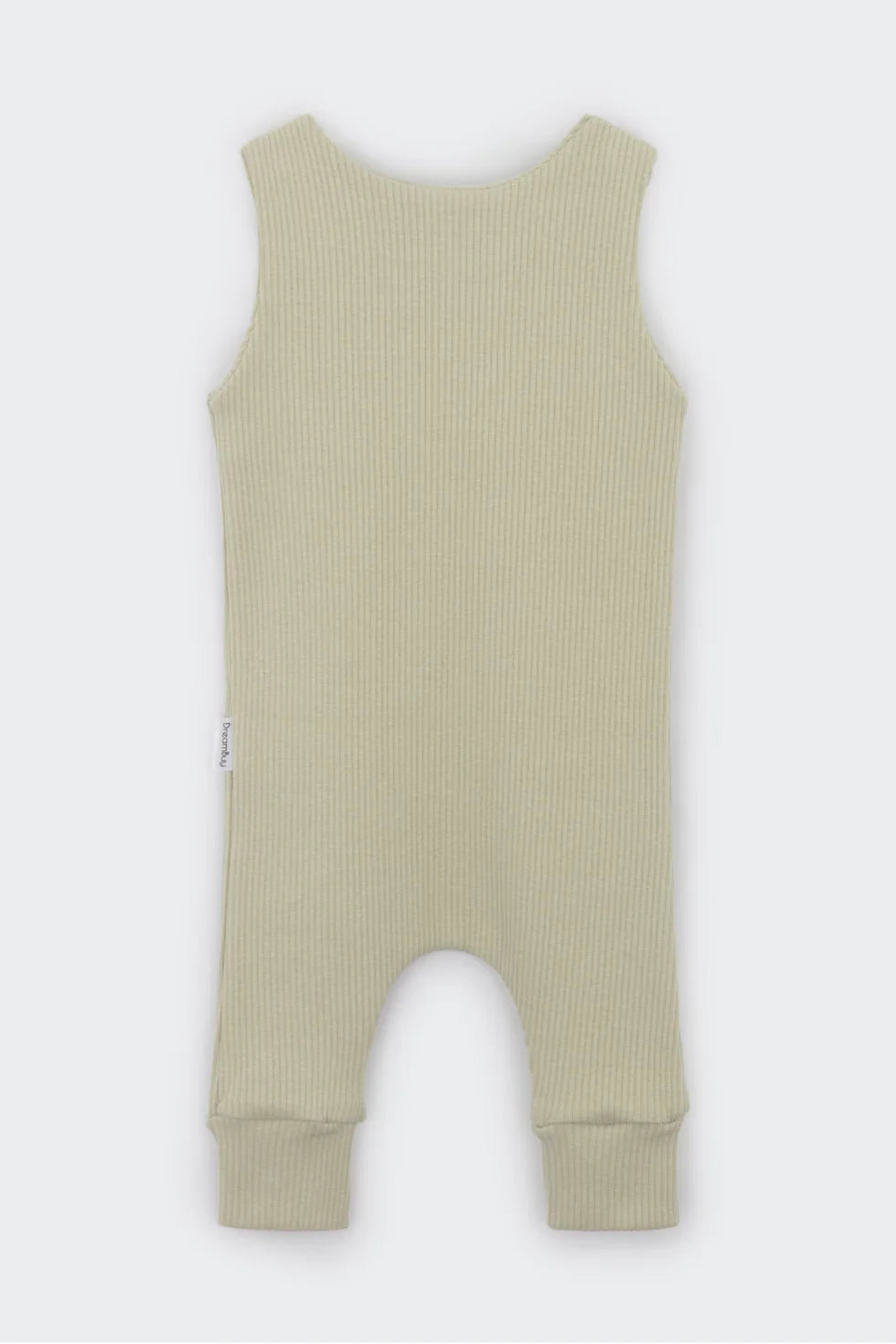 Personalised Baby Zip Romper | Embroidered Baby Overalls| White Sage Outfit Name or Initials UNISEX Clothing