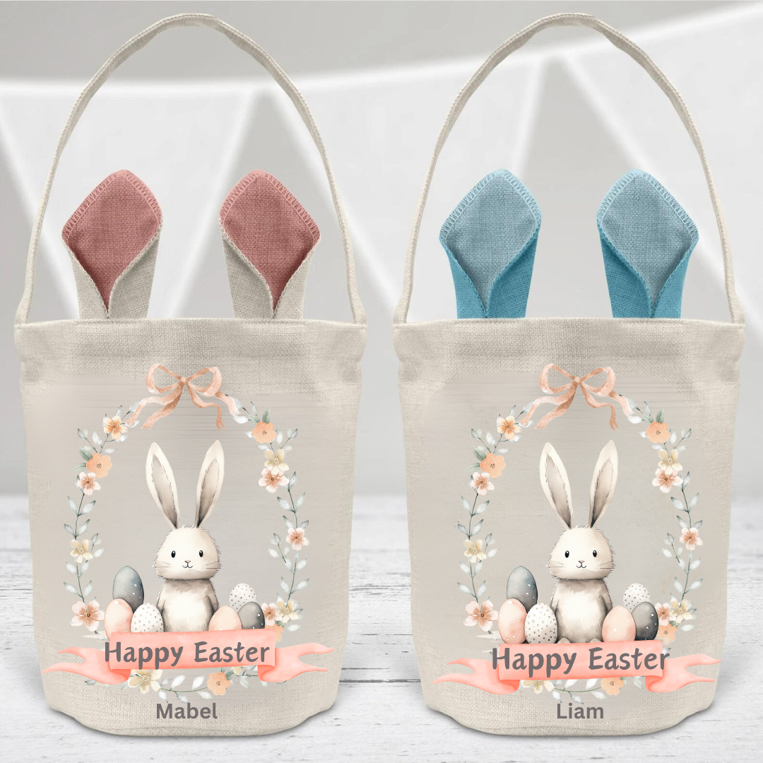 Personalised Easter Bag, Easter Basket, Easter Gift, Personalised Easter Gift