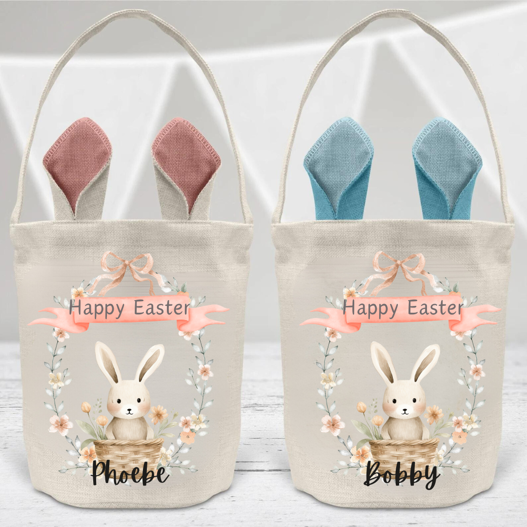 Personalised Easter Bag, Easter Basket, Easter Gift, Personalised Easter Gift