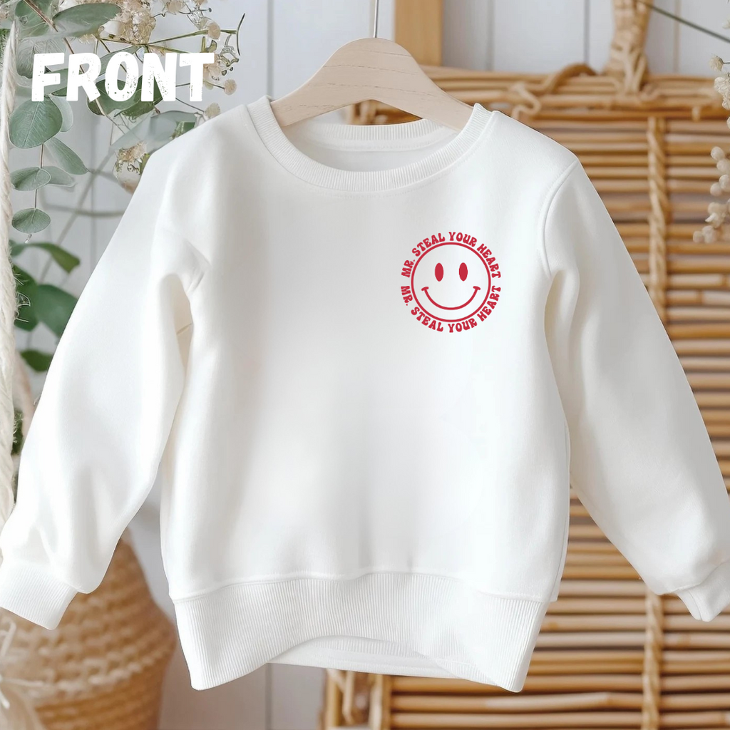 Boys Valentine Sweatshirt - Kids Valentine's Day Outfit - Valentine's T-shirt -First Valentines Day Outfit