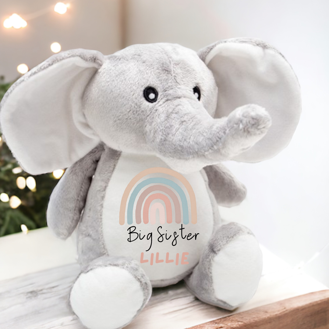 Personalised Teddy ,Baby Gift,New Baby Gift, Baby Keepsake,Baby Girl ,Gifts, Big Sister Gift, Little Sister Gifts, New Sister Gift , Sister