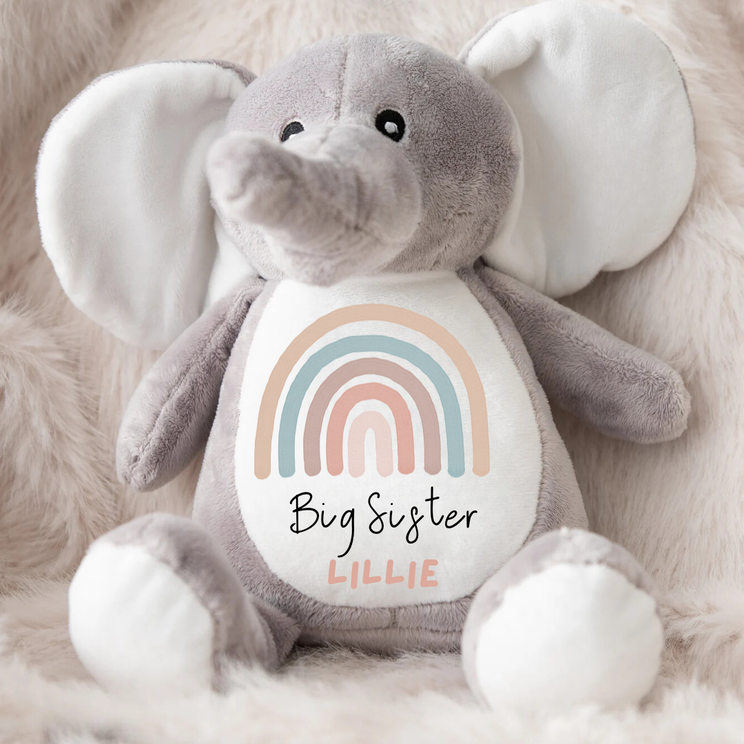 Personalised Teddy ,Baby Gift,New Baby Gift, Baby Keepsake,Baby Girl ,Gifts, Big Sister Gift, Little Sister Gifts, New Sister Gift , Sister