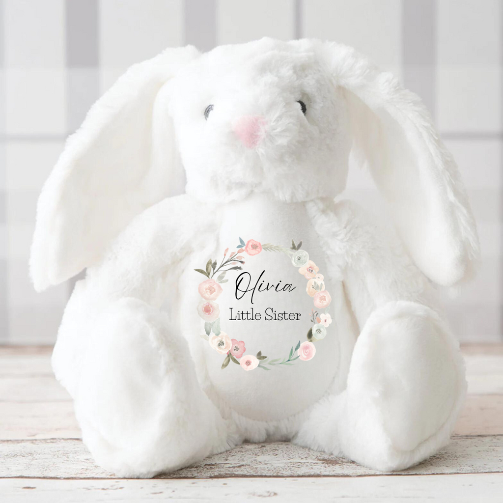 Personalised Big Sister Gifts - Big Brother Gifts - Big Sister Announcement - Little Brother Gifts - New Baby - Baby Boy Bunny - Baby Girl