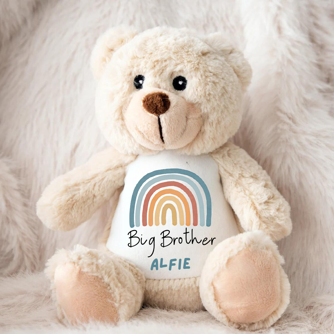 Personalised Big Brother Gifts - Little Brother Gifts - Big Brother Announcement - Little Brother Gifts - New Baby - Bunny - Baby Boy