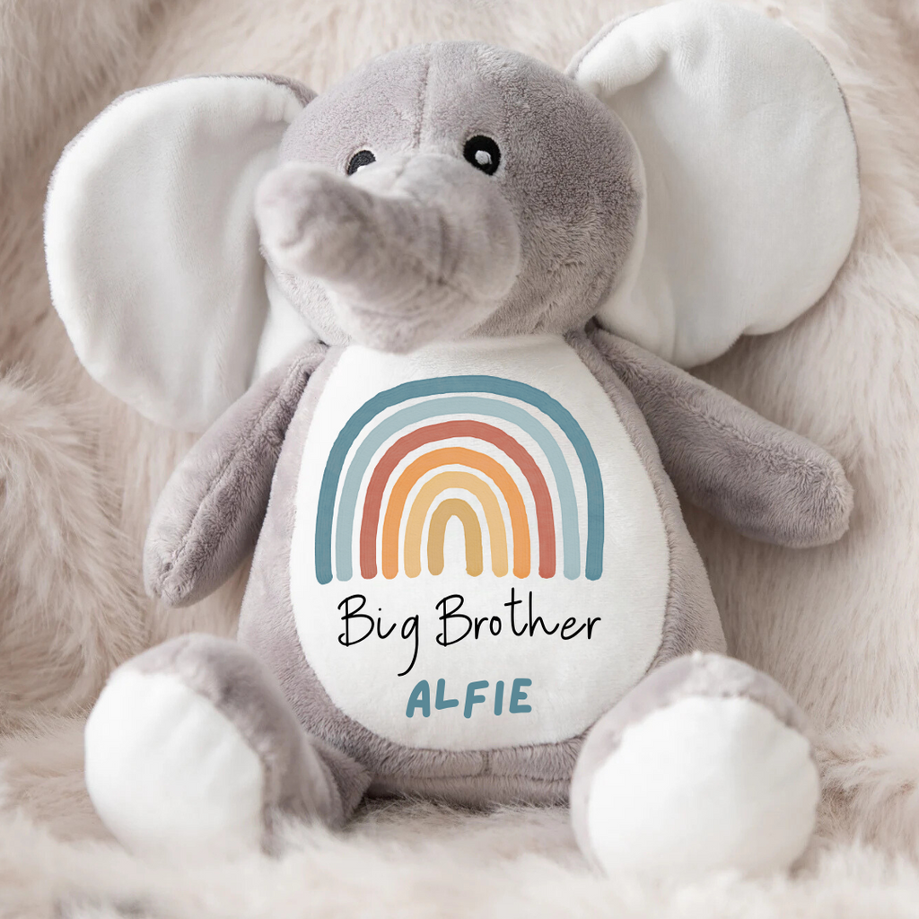 Personalised Big Brother Gifts - Little Brother Gifts - Big Brother Announcement - Little Brother Gifts - New Baby - Bunny - Baby Boy