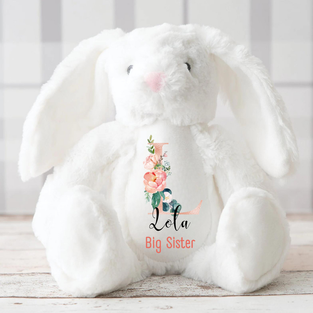 Personalised Big Sister Gifts - Big Brother Gifts - Big Sister Announcement - Little Brother Gifts - New Baby - Baby Boy Bunny - Baby Girl