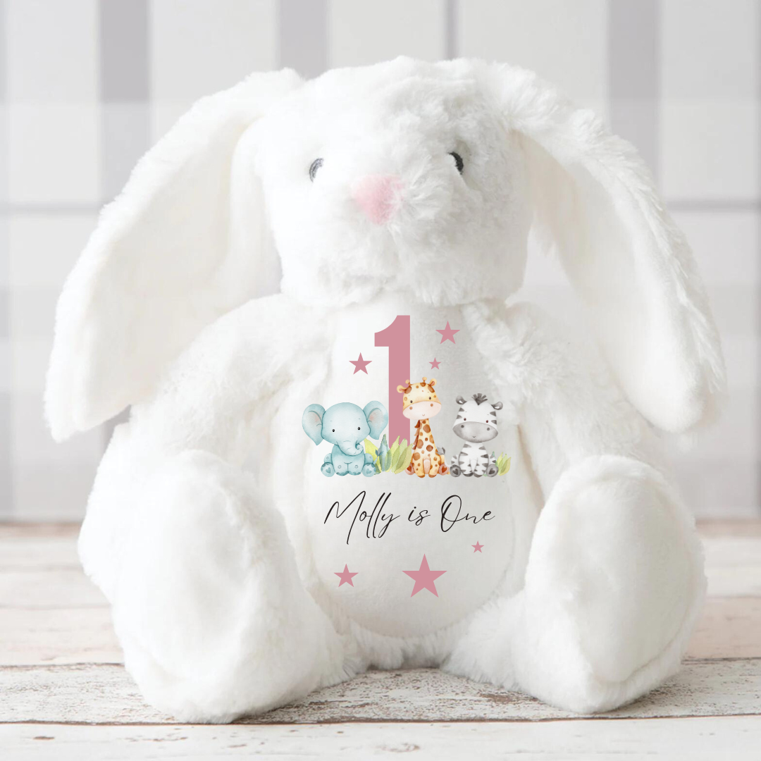 Kid's Birthday T-shirt, Birthday Keepsake T-shirt, When I Wake Up I Will Be 1,First Birthday, Personalised, Baby grow, Safari, One, Gift