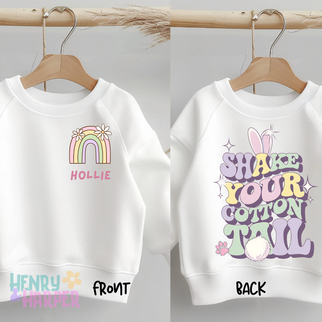 Girls Easter Sweatshirt , Kids T-Shirt , Easter Clothing