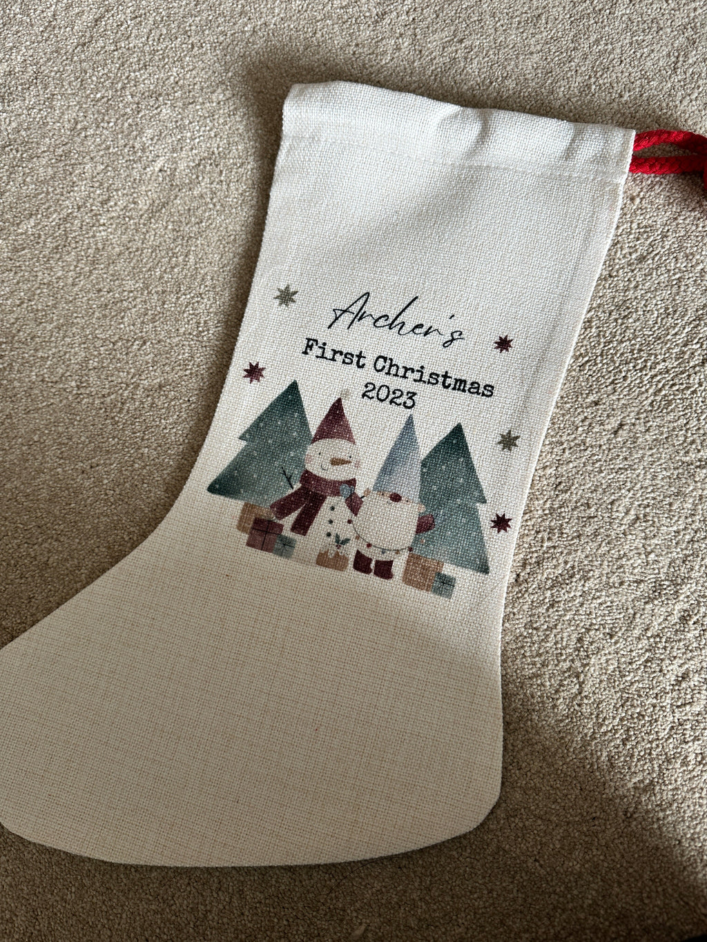 Personalised Christmas Stocking - Christmas Name Stocking - Personalised Stocking - Family Stockings - Christmas Decorations