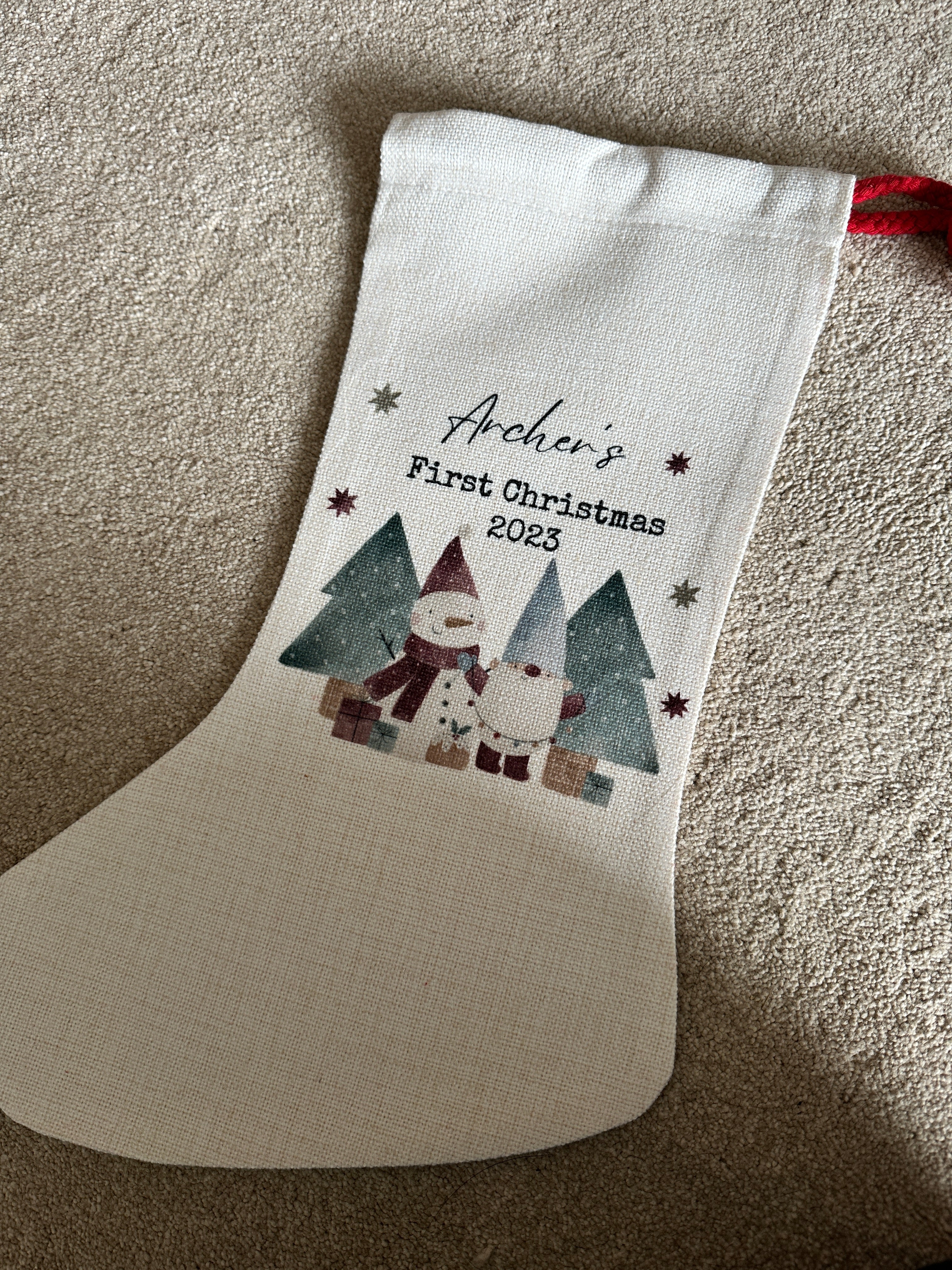 Personalised Christmas Stocking - Christmas Name Stocking - Personalised Stocking - Family Stockings - Christmas Decorations