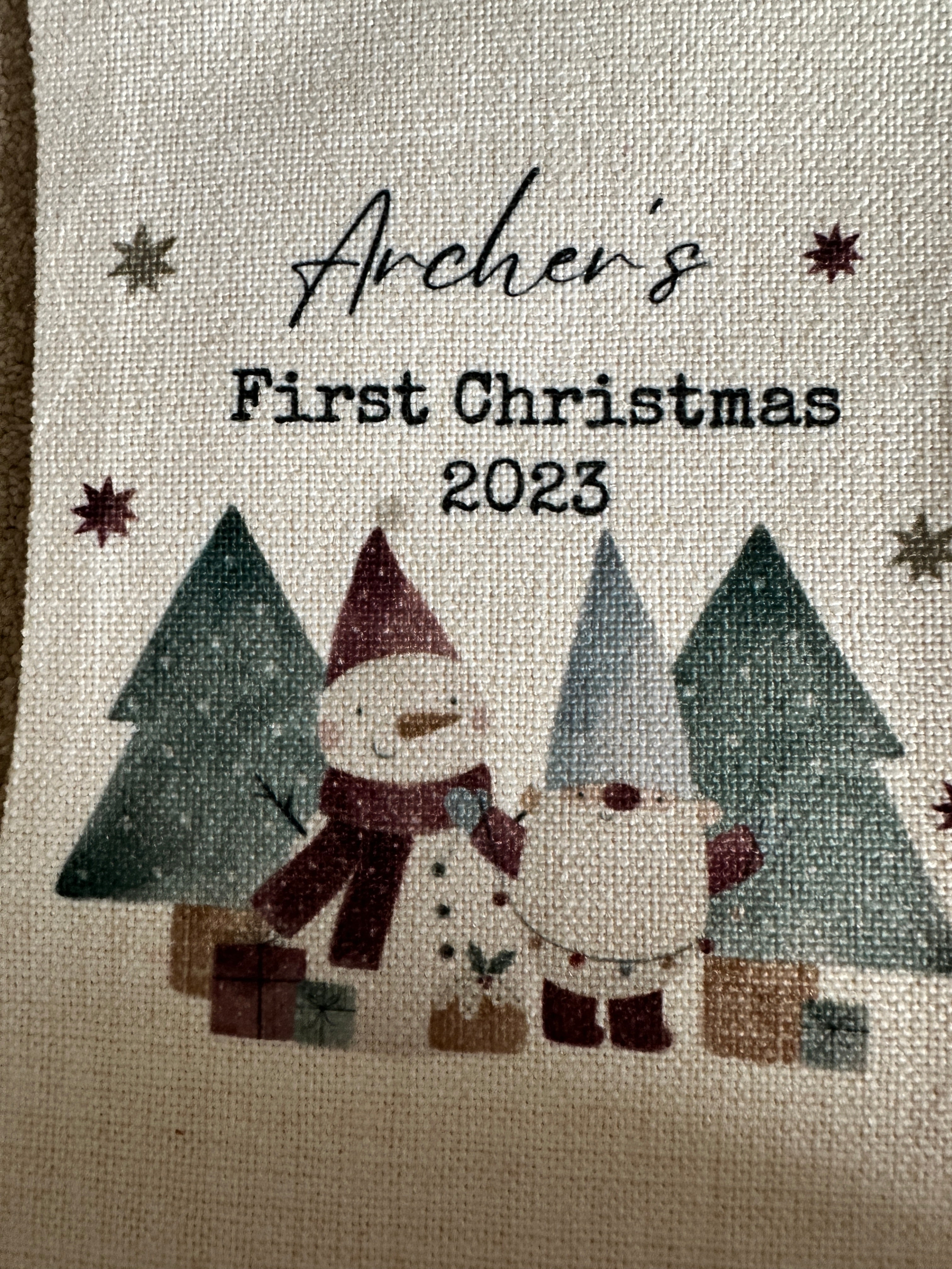 Personalised Christmas Stocking - Christmas Name Stocking - Personalised Stocking - Family Stockings - Christmas Decorations