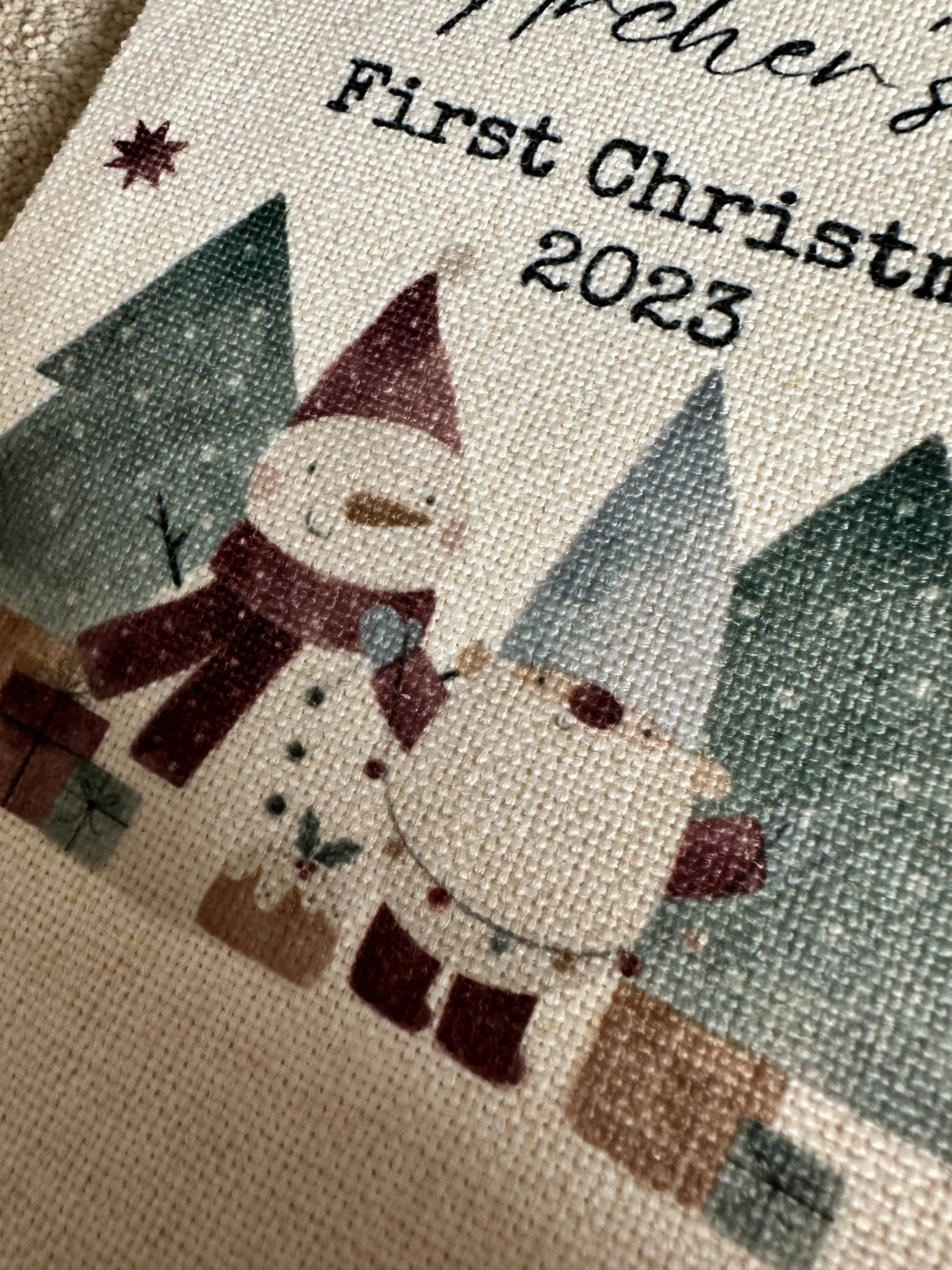 Personalised Christmas Stocking - Christmas Name Stocking - Personalised Stocking - Family Stockings - Christmas Decorations