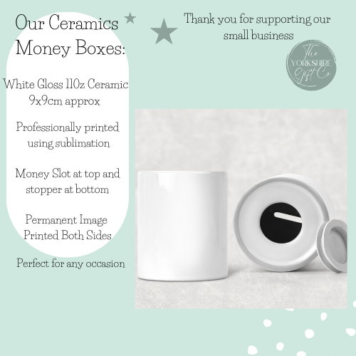 Personalised First Birthday Money Box - 1st Birthday Gifts - First Birthday Gift