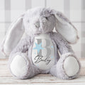 Personalised Bunny Rabbit, New Baby Gift, Personalised Plush Soft Toy, Your Name Teddy, Kids Cuddly Toy, Girls and Boys Teddy