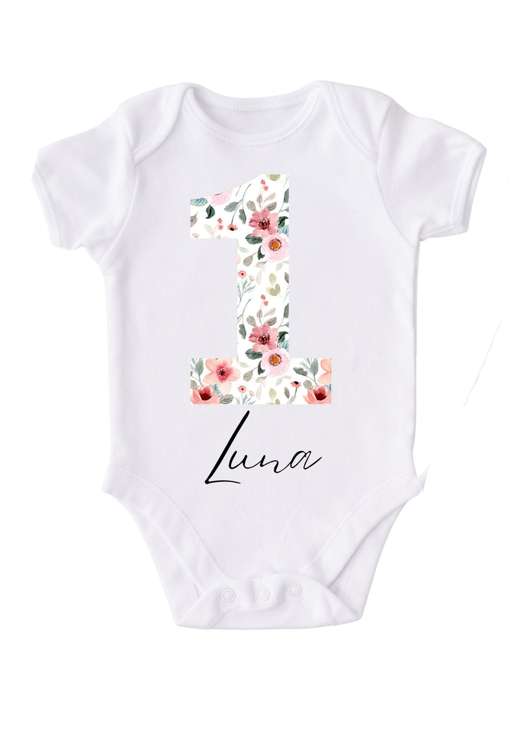 Girls 1st birthday bodysuit, Personalised birthday vest, birthday bodysuit, 1st birthday outfit, first birthday, one vest, one bodysuit,