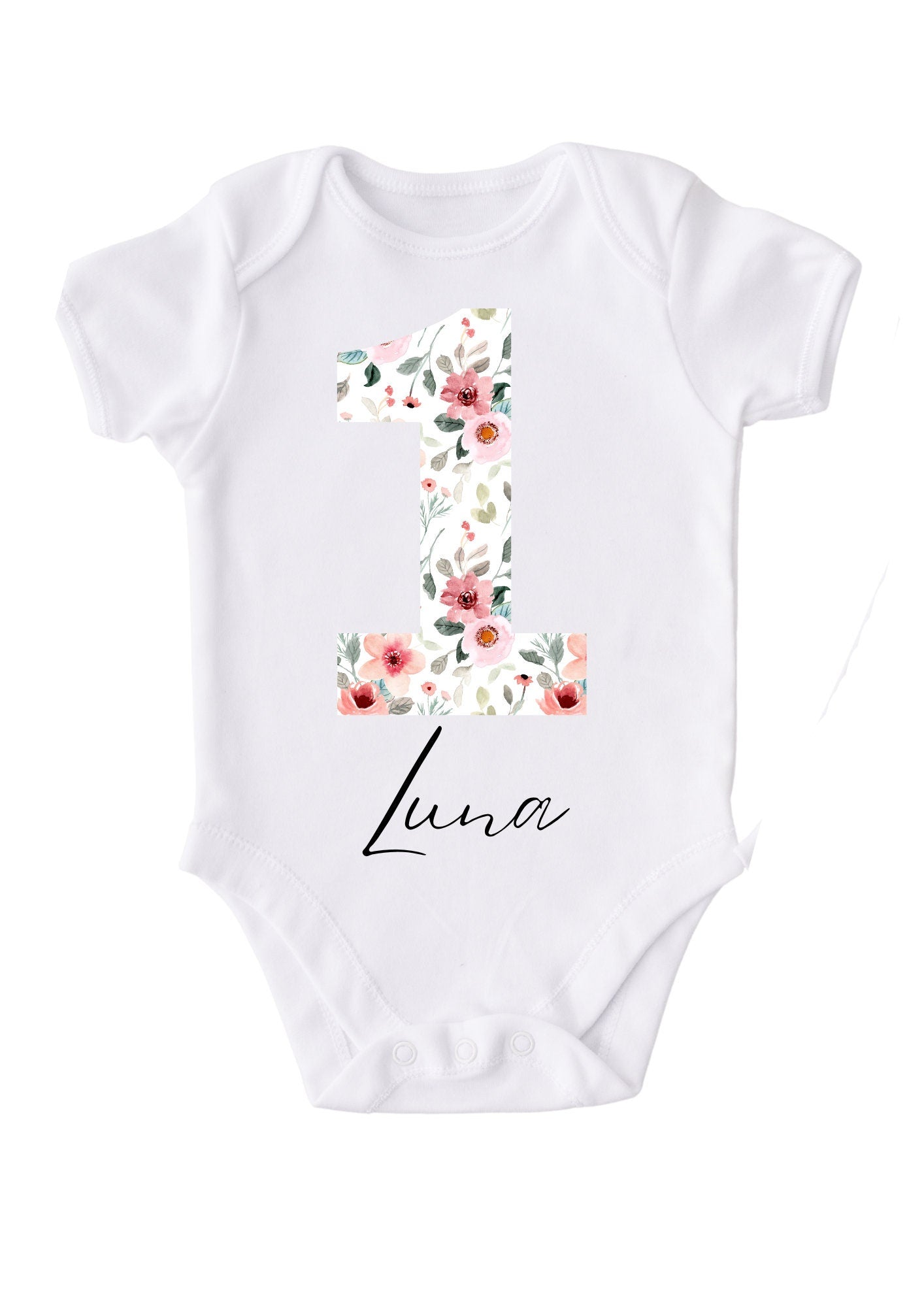 Girls 1st birthday bodysuit, Personalised birthday vest, birthday bodysuit, 1st birthday outfit, first birthday, one vest, one bodysuit,
