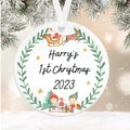 first Christmas decoration, first Christmas bauble, baby's first Christmas, 1st Christmas, nutcracker, Christmas gift
