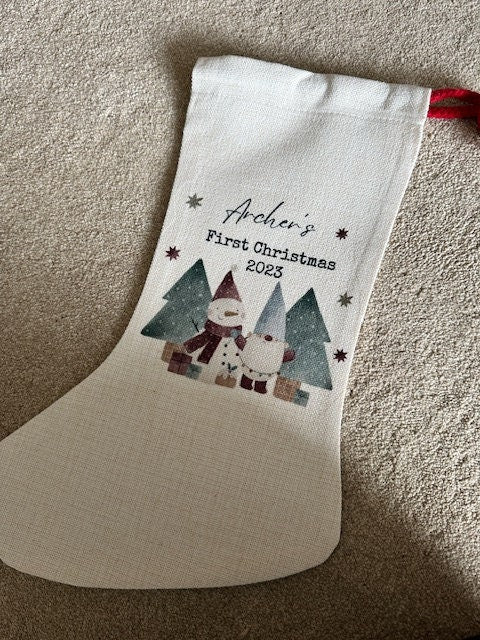 Personalised Christmas Stocking - Christmas Name Stocking - Personalised Stocking - Family Stockings - Christmas Decorations