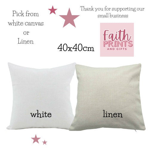 Personalised New Baby Cushion , Blue Nursery Cushion , Personalised Boy's Cushion , Baby Boy Cushion , Personalised Baby Boy Gift