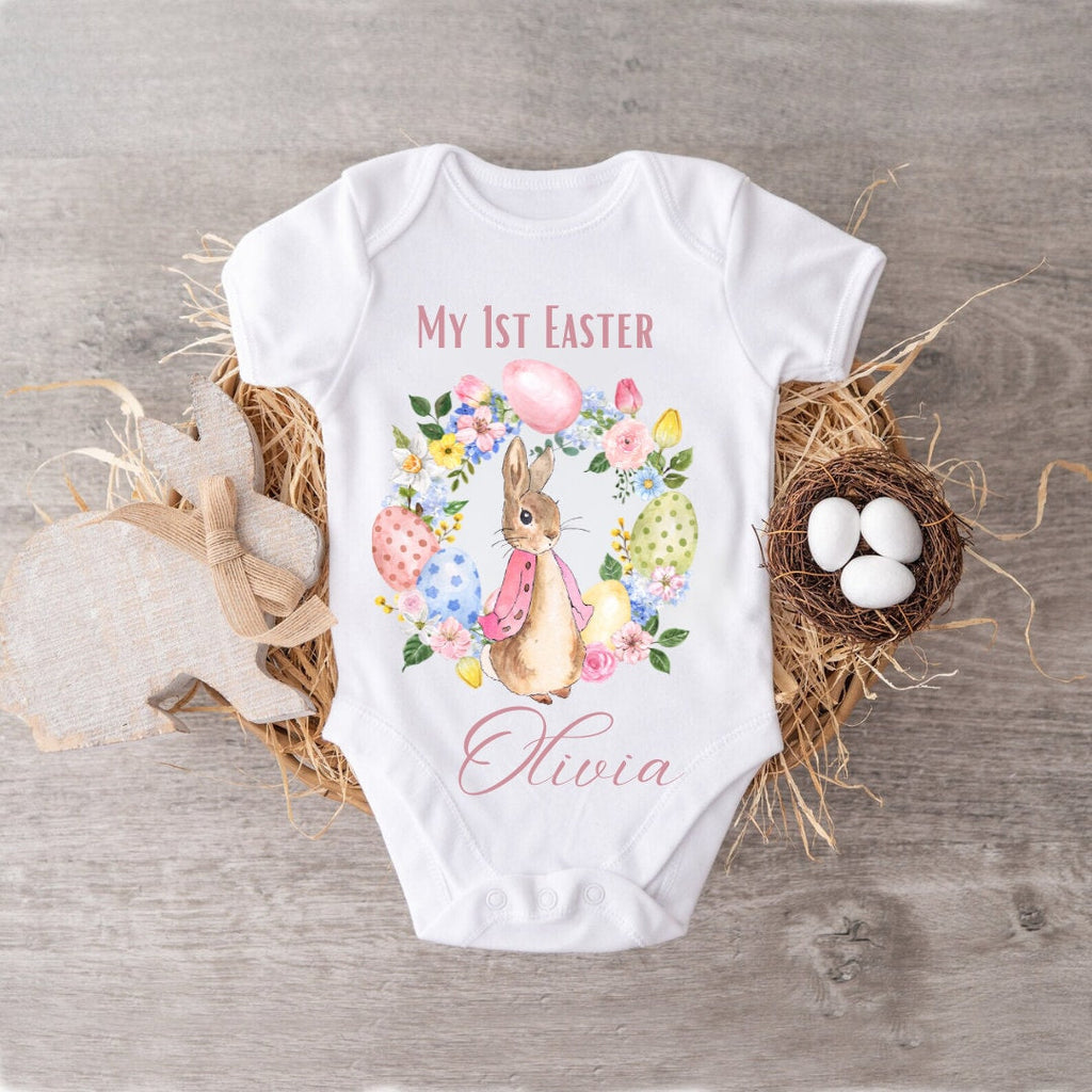 Personalised Easter Baby Vest - Personalised First Easter Baby Grow - Personalised Easter Baby Gift - Easter Outfit - First Easter Gifts