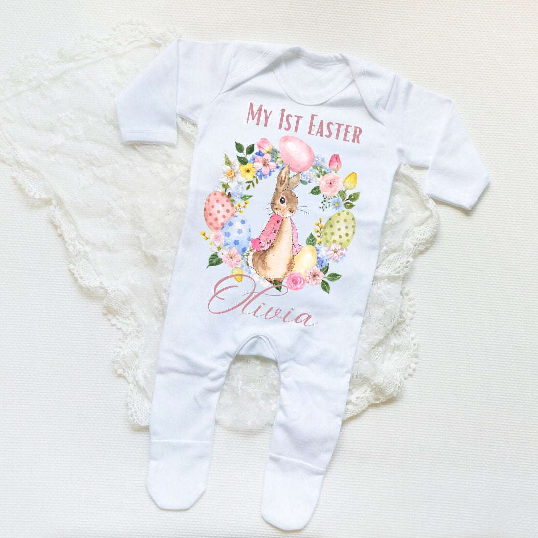 Personalised Easter Baby Vest - Personalised First Easter Baby Grow - Personalised Easter Baby Gift - Easter Outfit - First Easter Gifts